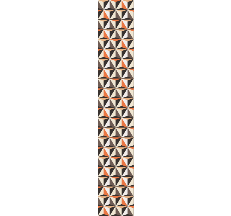 Geometristen kolmioiden järjestely olohuone tapetti - Tenstickers