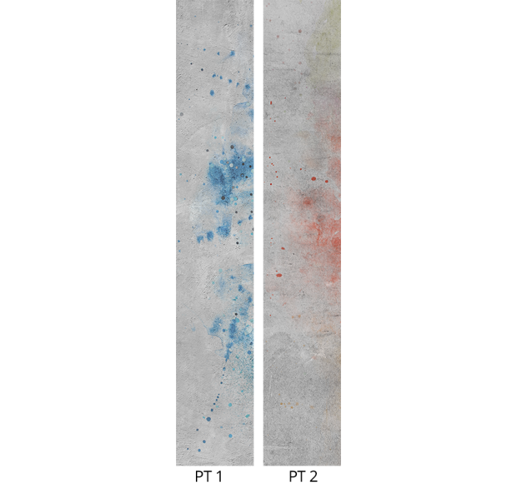 Abstrakteja roiskekuvioita betonitapetti - Tenstickers