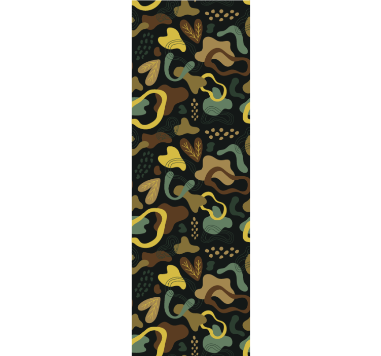 Orgaanisia muotokuvioita abstrakti tapetti - Tenstickers