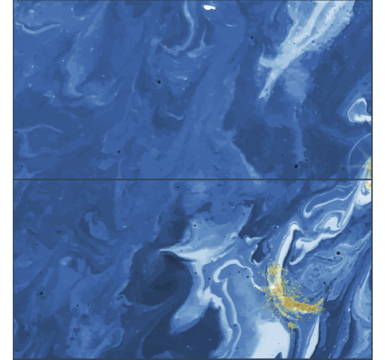 Sininen kivi-aiheinen tapetti - Tenstickers