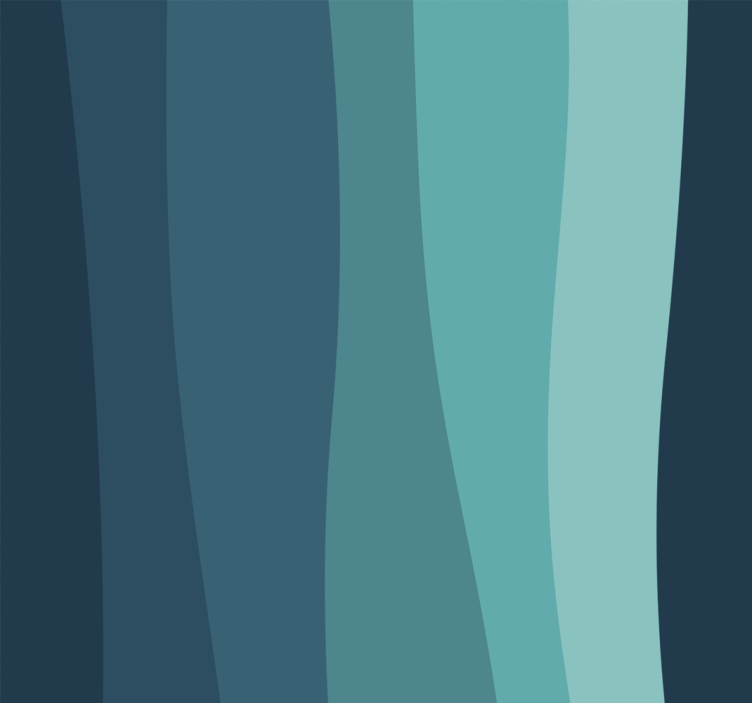 Kaarevat valtameren aallot 3d tapetti - Tenstickers