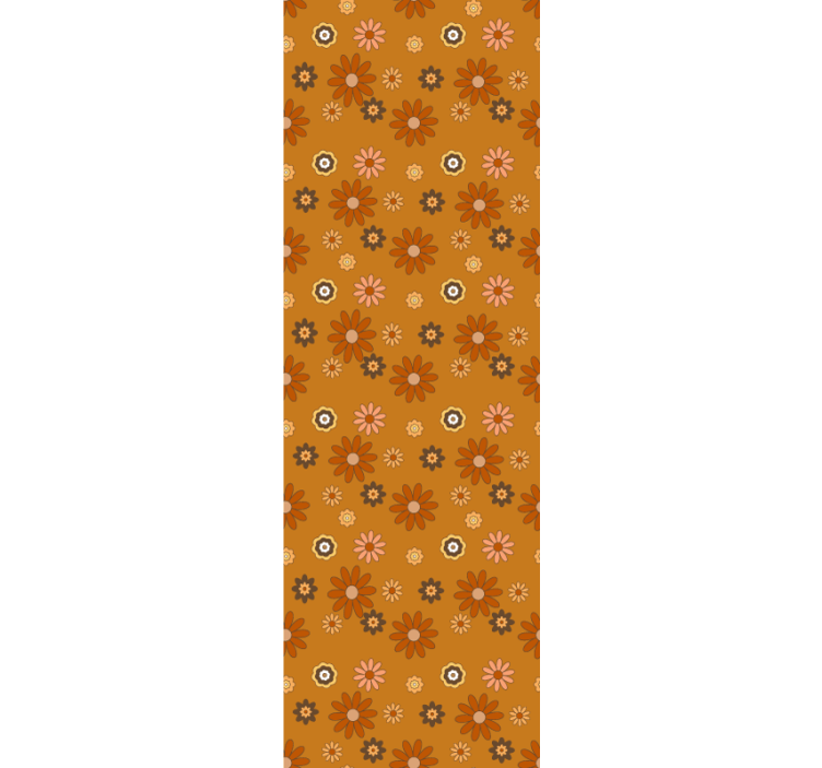 60-luvun kukkavoimaa Muu vintage tapetti - Tenstickers