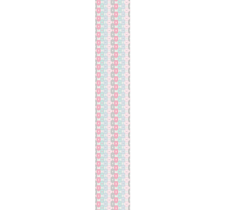 Tilkkutäkki sydämet Muut tekstuuritapetti - Tenstickers