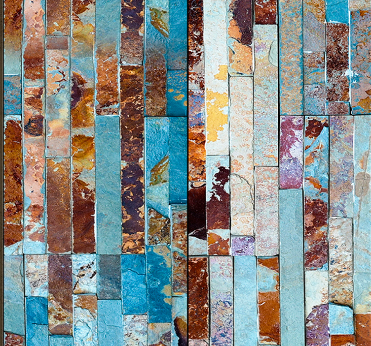 Ihanasti kuvioitu värikäs tapetti - Tenstickers