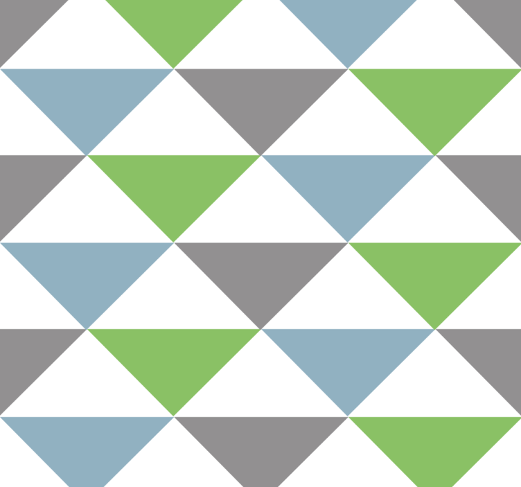 Värikkäät pastellikolmiot tapetti toimistoon - Tenstickers