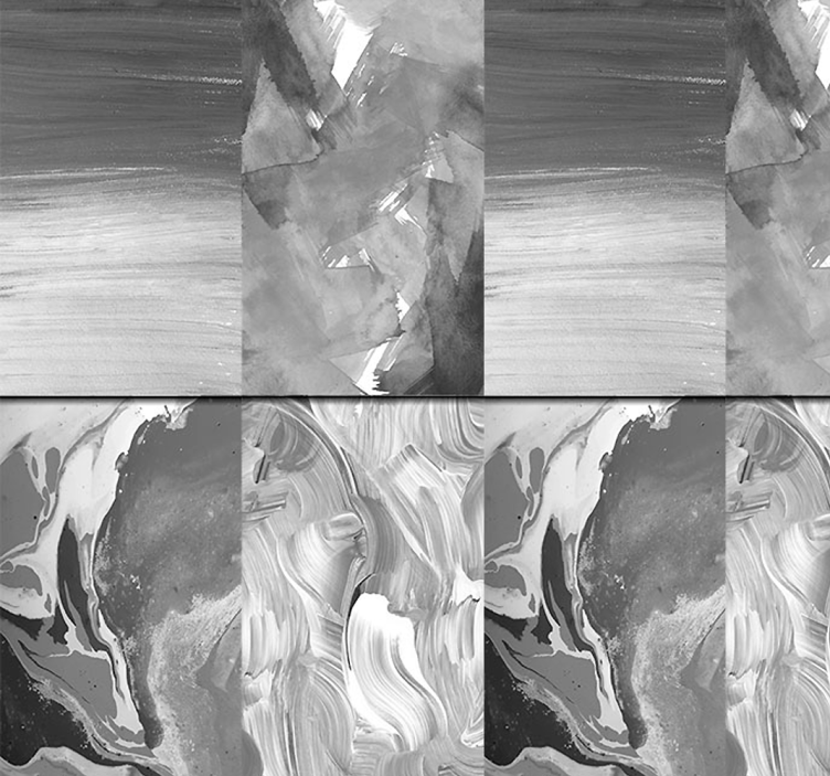 Pyörivä yksivärinen abstrakti tapetti - Tenstickers