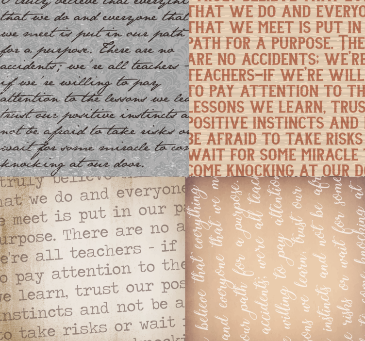 Inspiroivia lainauksia teksti tapetti - Tenstickers