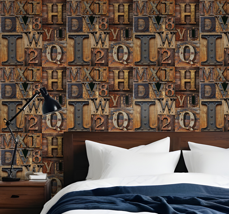 3d vaikutus teksti tapetti - Tenstickers