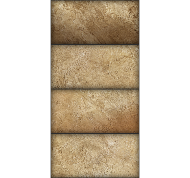 Hiekkakuvio kuvioitu tapetti - Tenstickers