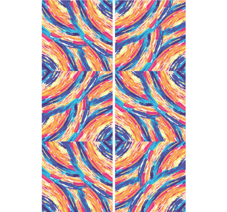 Moniväriset siveltimen taulut - Tenstickers