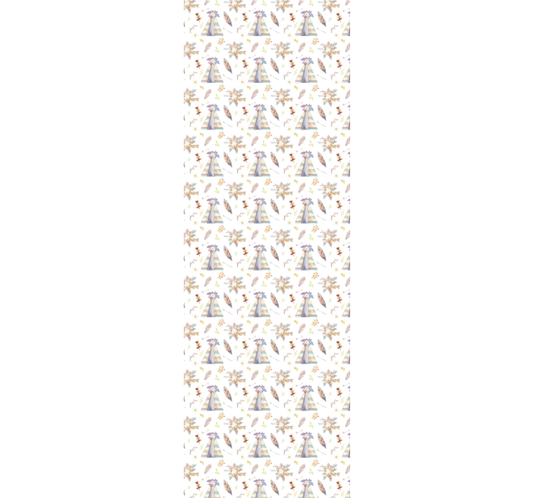 Tipi lastenhuoneen tapetti - Tenstickers