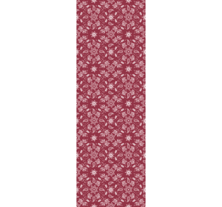 Kauniita paisley kukkia ornamentti tapetti - Tenstickers