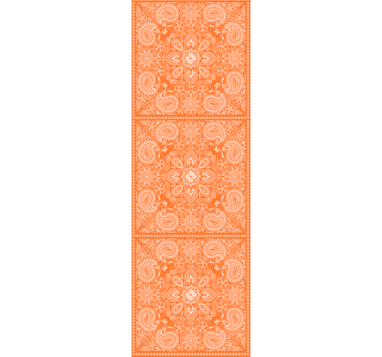 Kaunis paisley laatta ornamentti tapetti - Tenstickers