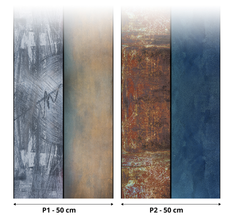 Talvimaisema abstrakti tapetti - Tenstickers