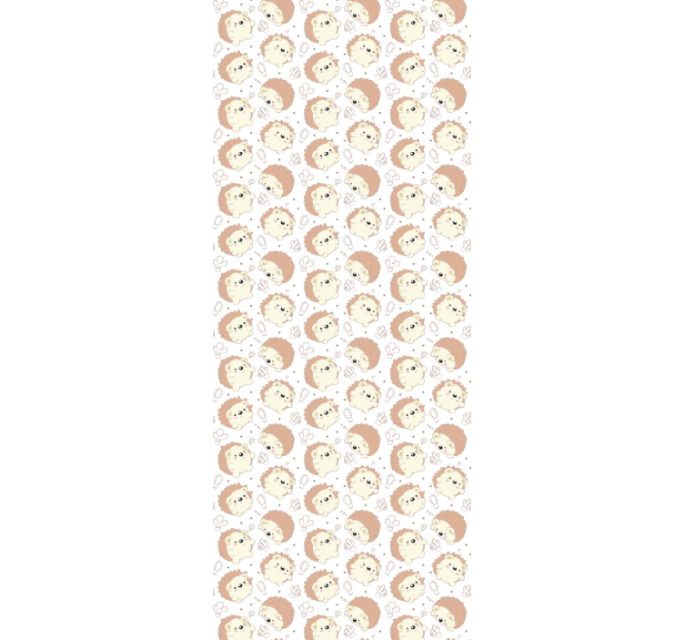 Suloinen pyöreä siili eläintapetti - Tenstickers