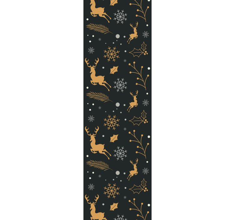 Ihana poro lumihiutale joulu tapetit - Tenstickers