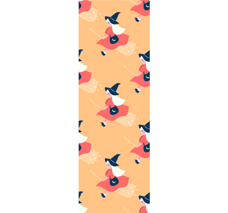 Maagisia noitahahmoja halloween tapetti - Tenstickers