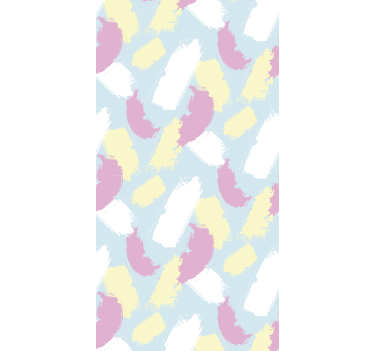 Abstrakteja siveltimen jälkiä Makuhuoneen tapetti - Tenstickers