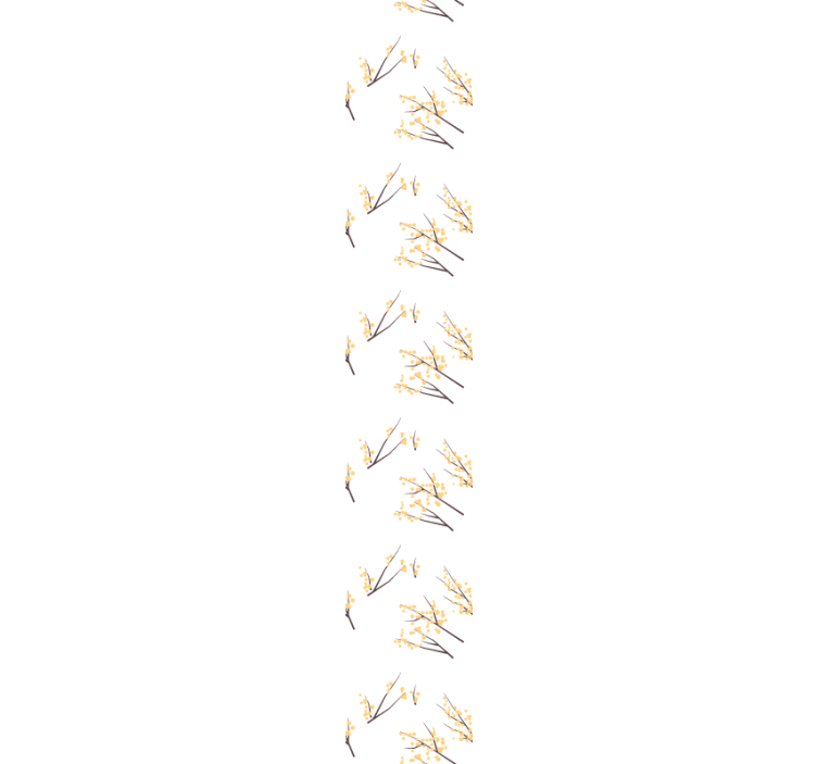 Kirsikankukka oksat puu tapetti - Tenstickers