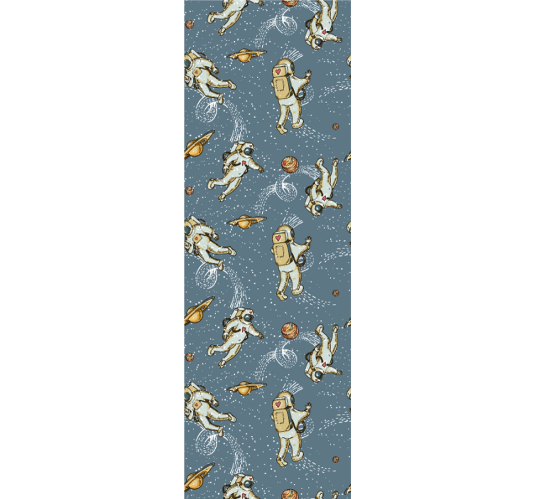 Astronauttitila lastenhuoneen tapetti - Tenstickers