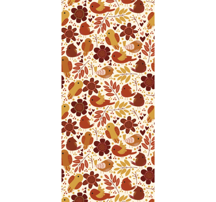 Kasvitieteelliset aiheet lehti tapetti - Tenstickers