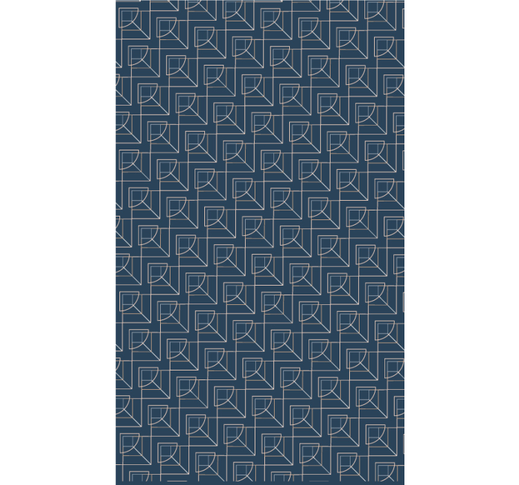 Geometristen muotojen suunnittelu geometrinen tapetti - Tenstickers