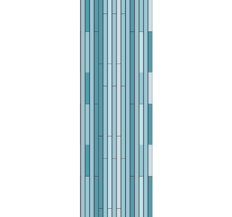 Geometrinen tyylikäs kolmiokuvioinen tapetti - Tenstickers