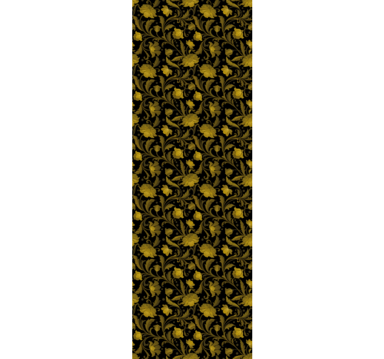 Koristeellisia kukkakuvia kukkatapetti - Tenstickers