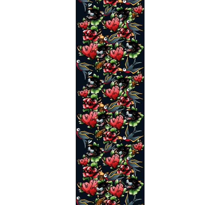 Vintage tatoo Muu vintage tapetti - Tenstickers