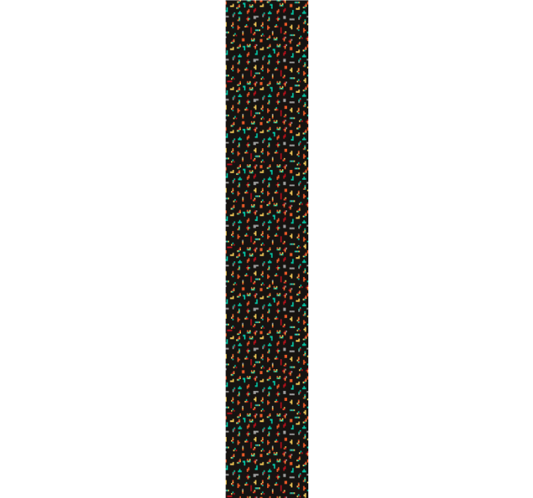 Moderni musta tetris modernit tapetit - Tenstickers