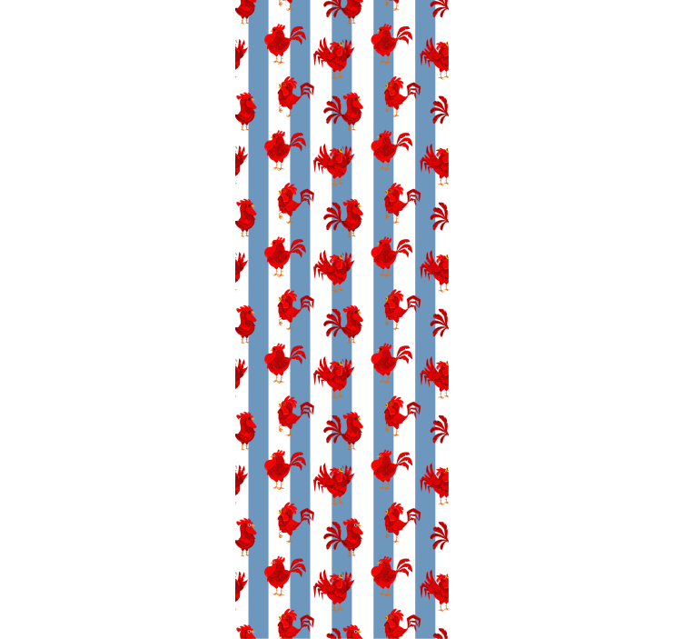 Hummeriraitakuvio eläintapetti - Tenstickers