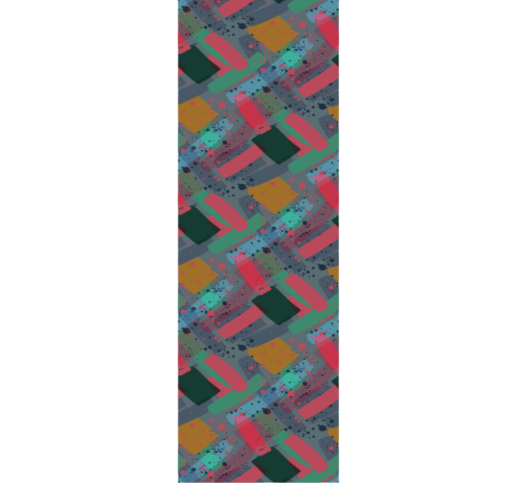 Geometristen kuvioiden fuusio geometrinen tapetti - Tenstickers