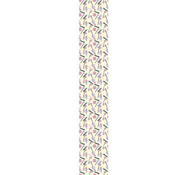 Tyylikäs astia-aihe ornamentti tapetti - Tenstickers