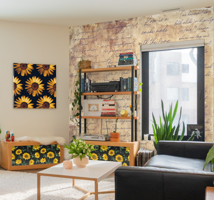 Romeon ja juliet rakkausjakeen kirjaintapetit - Tenstickers