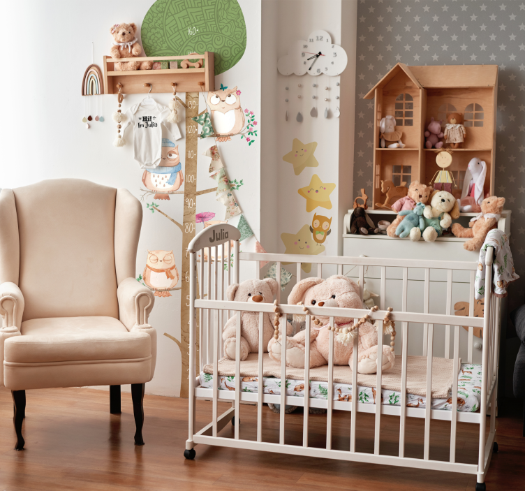 Tähtikuvion yksinkertaisuus tähtitapetti - Tenstickers