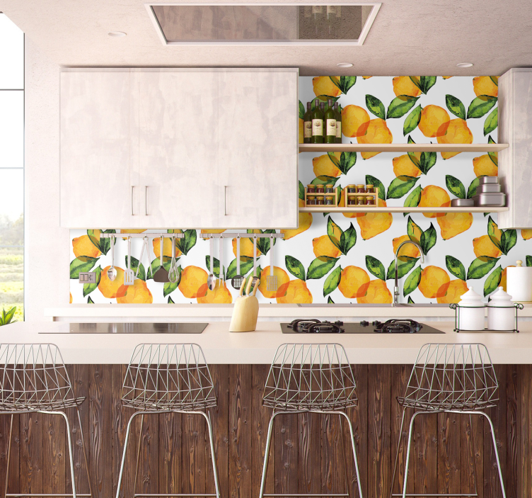 Sitruunan merenrantamauste tapetti - Tenstickers