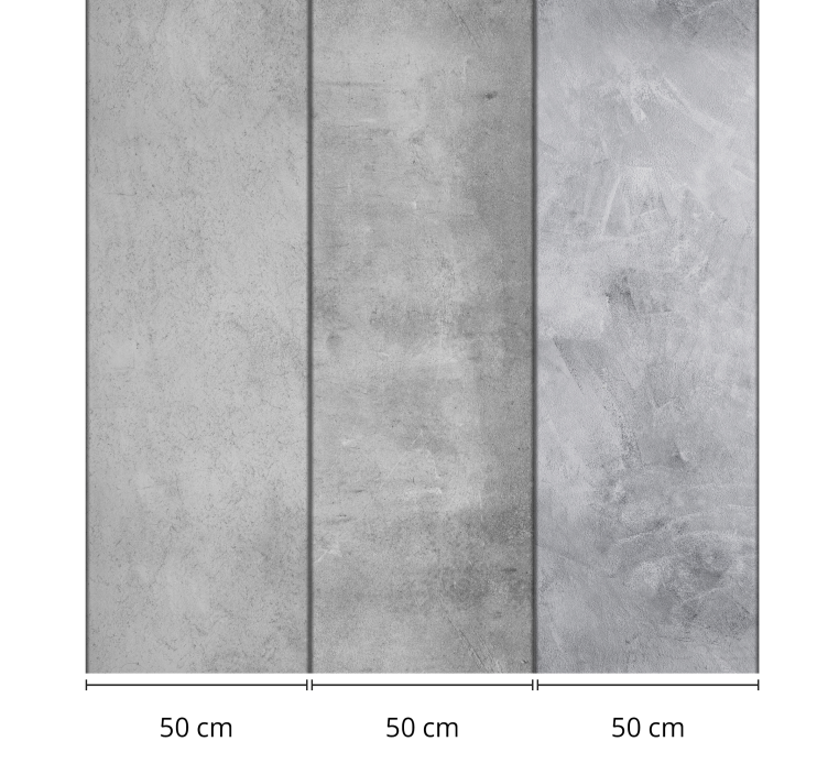 Kuvioitu sementtiseinä betonitapetti - Tenstickers