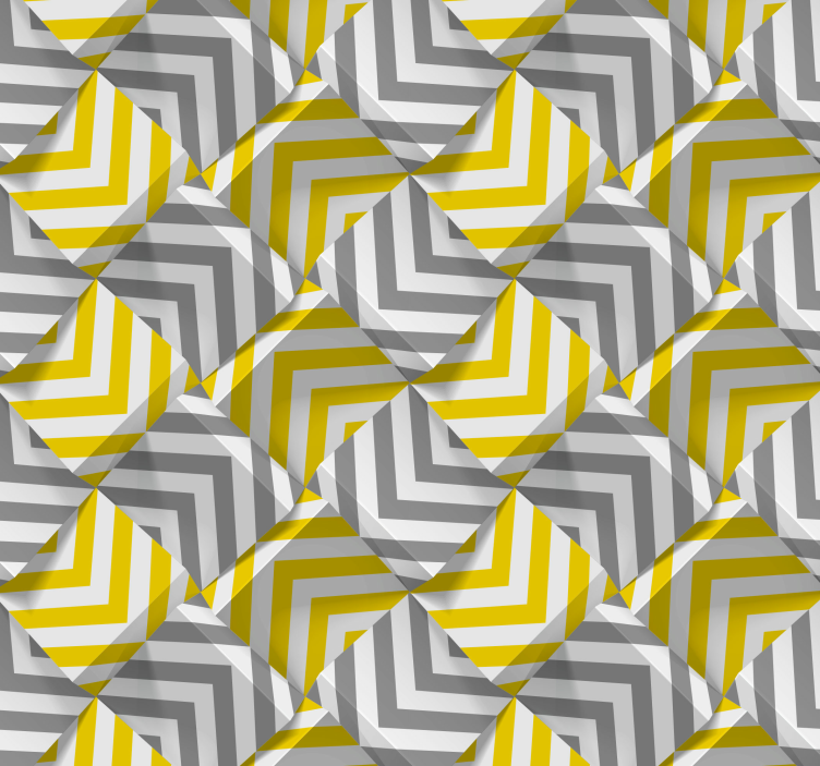 Geometrinen chevron-kuvio geometrinen tapetti - Tenstickers