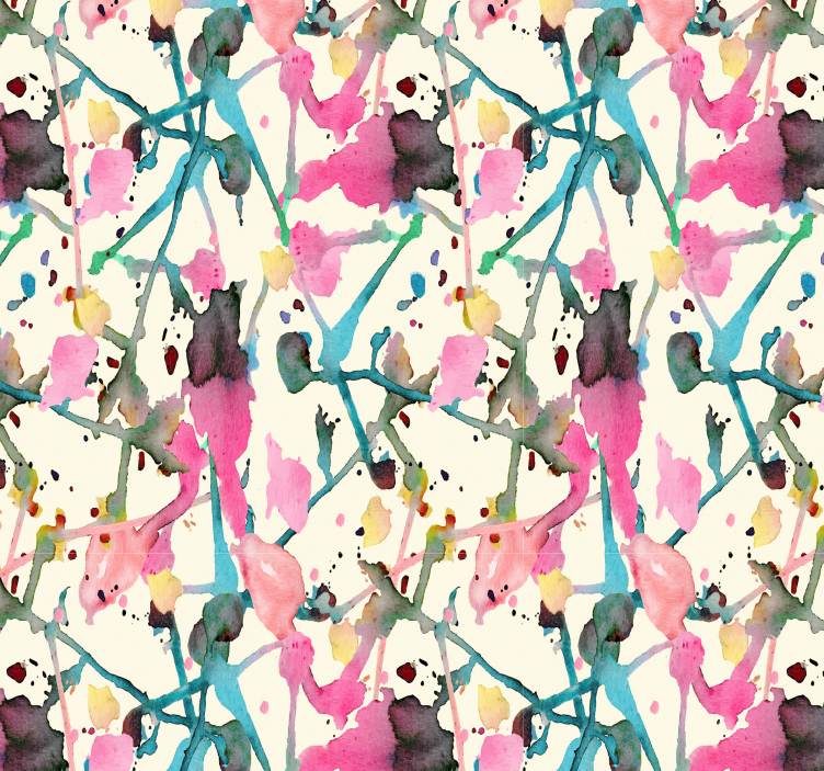 Abstrakti kasvitiede luonto tapetti - Tenstickers