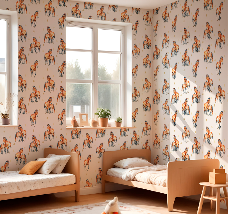 Äiti ja varsa hevostapetit - Tenstickers