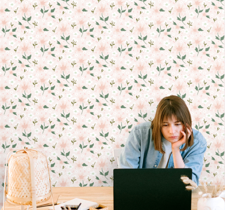 Bukolisen suunnittelun tausta tapetti keittiöön - Tenstickers