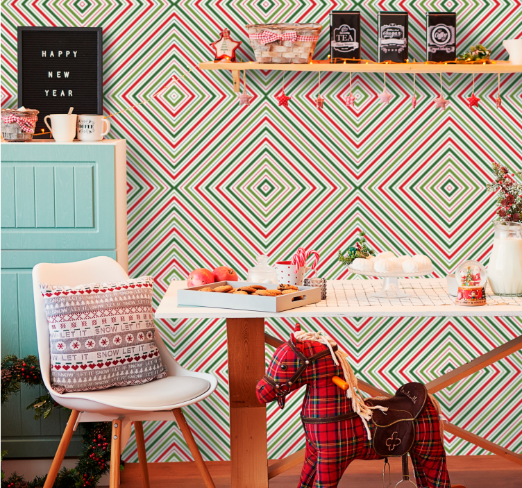 Juhlavat aukiot joulutapetti - Tenstickers