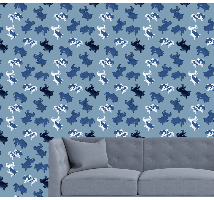 Hassuiset kulmahampaat koira tapetti - Tenstickers