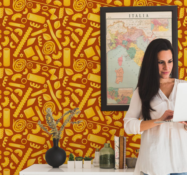 Italialainen ruoka tapetti keittiöön - Tenstickers