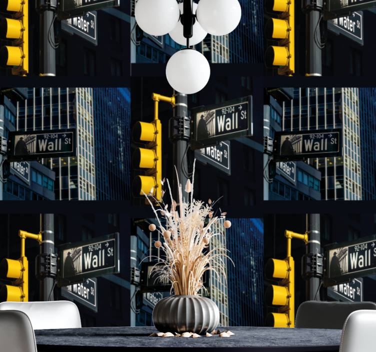 Kaupunkien risteys kaupunkitapetti - Tenstickers