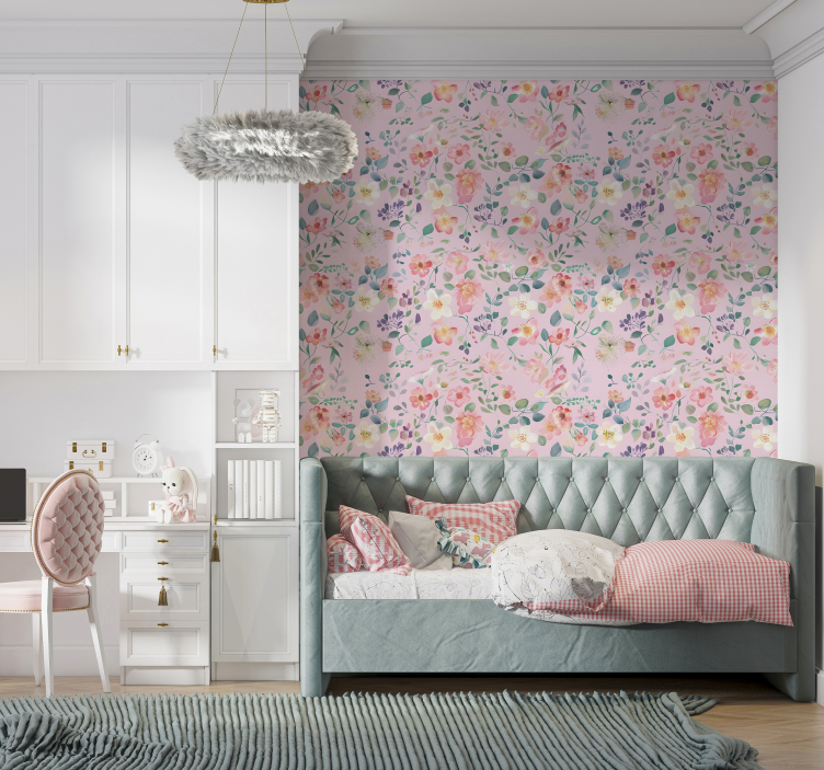 Keväträjähdys vaaleanpunainen tapetti - Tenstickers