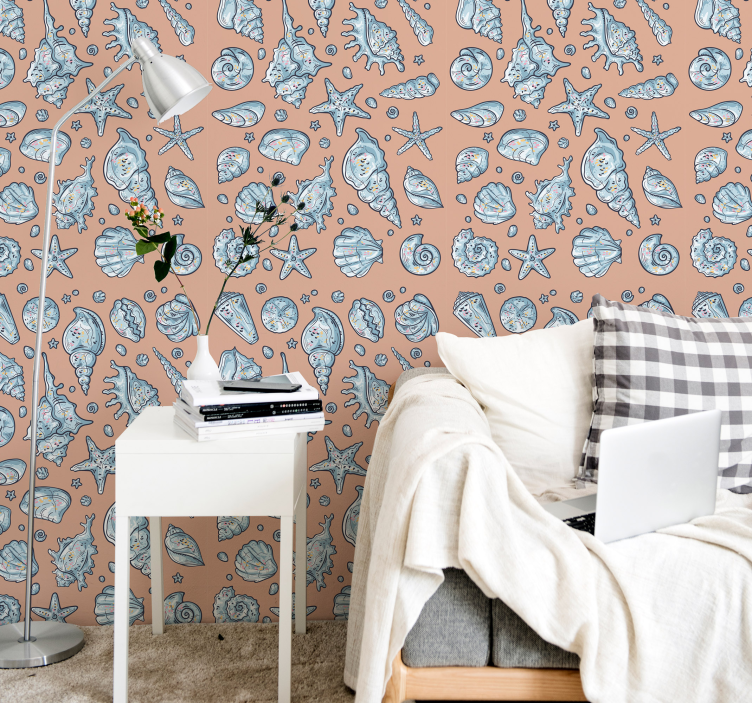 Kotilo luonnoksia eläintapetti - Tenstickers