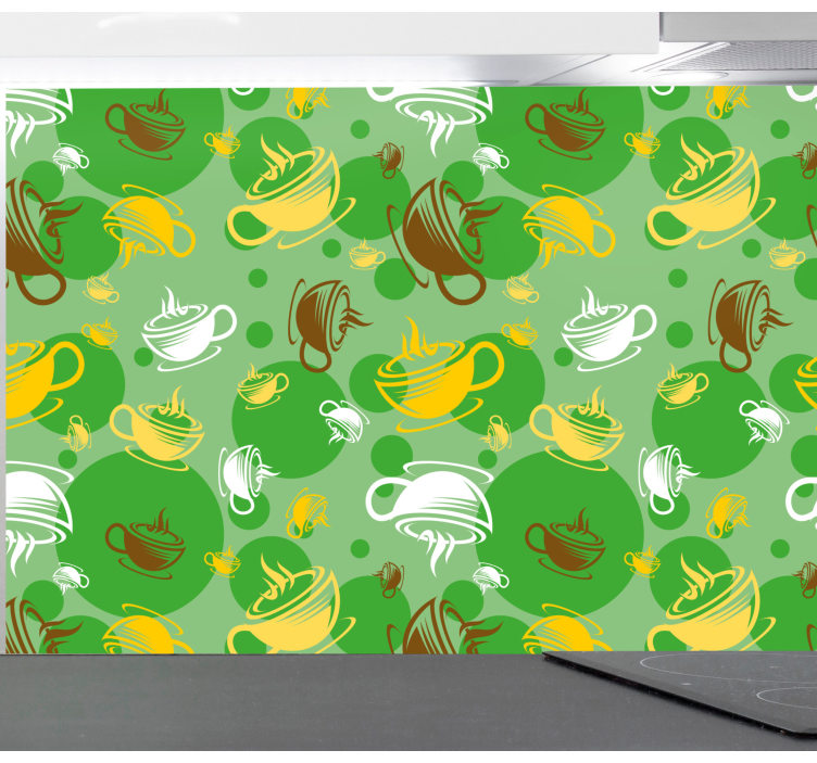 Kupit siluetteja tapetti keittiöön - Tenstickers