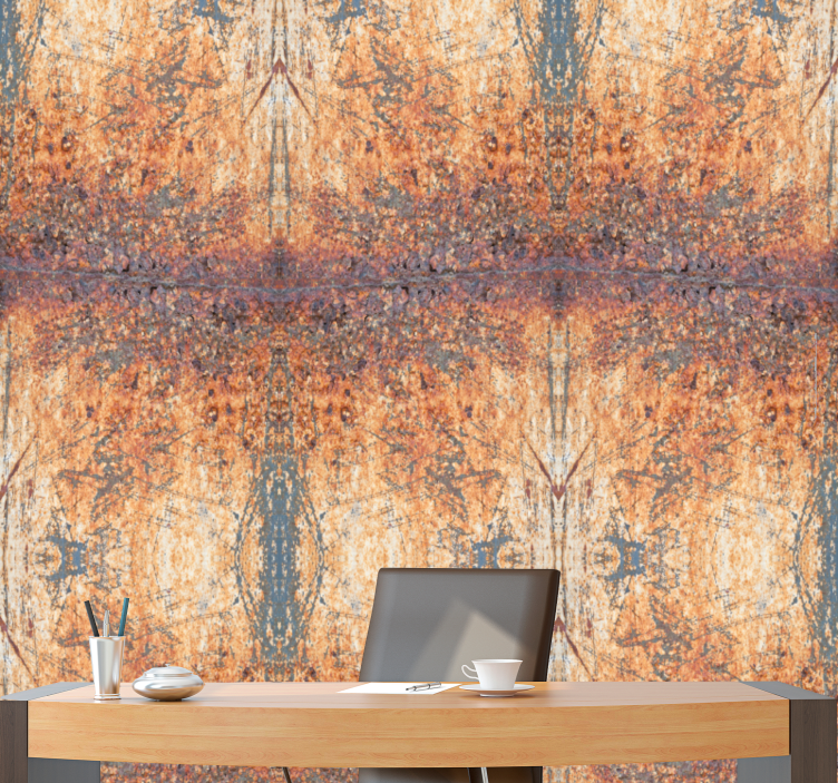 Maalaismainen teksturoitu pinta betonitapetti - Tenstickers