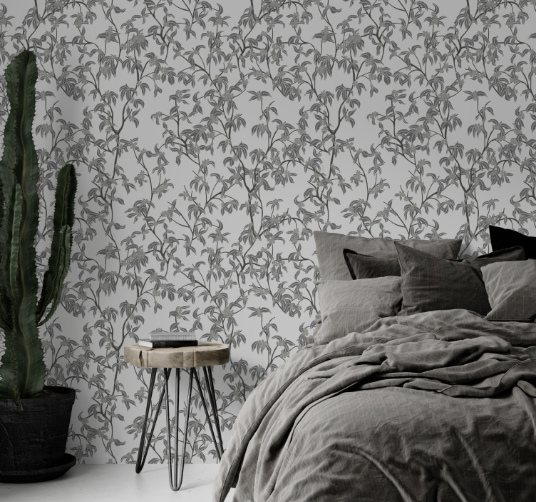 Minimalistiset puut Sängynpääty - Tenstickers